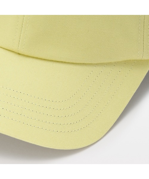 無印良品（ムジルシリョウヒン）の「コットンツイル　キャップ（キャップ・レディース・ライトイエロー/ライトベージュ/ブラック・55-59cm）」の7枚目の写真