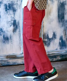 ◆【Safari5月号掲載】ハイカウント ワイドカーゴパンツ