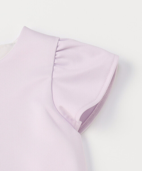 COMME CA ISM（コムサイズム）の「ポンチ×チュール ワンピース(110-130cm)（ワンピース・キッズ・ライラック/ブラック・120cm/130cm/110cm）」の5枚目の写真