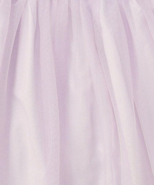 COMME CA ISM（コムサイズム）の「ポンチ×チュール ワンピース(110-130cm)（ワンピース・キッズ・ライラック/ブラック・120cm/130cm/110cm）」の6枚目の写真