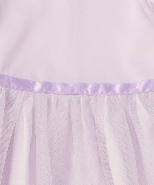 COMME CA ISM（コムサイズム）の「ポンチ×チュール ワンピース(110-130cm)（ワンピース・キッズ・ライラック/ブラック・120cm/130cm/110cm）」の10枚目の写真
