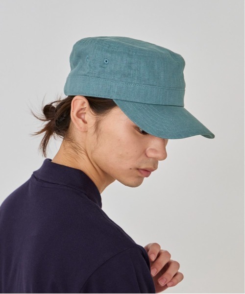 OVERRIDE(オーバーライド)の「OVERRIDE LINEN DE GAULE / オーバーライド(キャップ・メンズ・ブラウン/ダークベージュ/ダークグレー/ブルー/ブラック・58cm/60cm)」の12枚目の写真