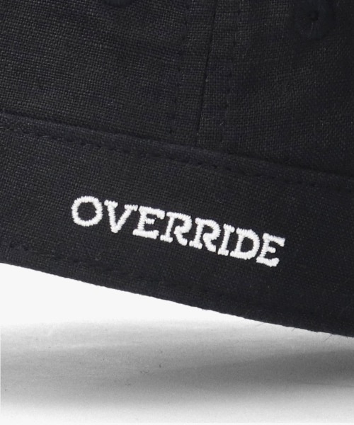 OVERRIDE(オーバーライド)の「OVERRIDE LINEN DE GAULE / オーバーライド(キャップ・メンズ・ブラウン/ダークベージュ/ダークグレー/ブルー/ブラック・58cm/60cm)」の21枚目の写真