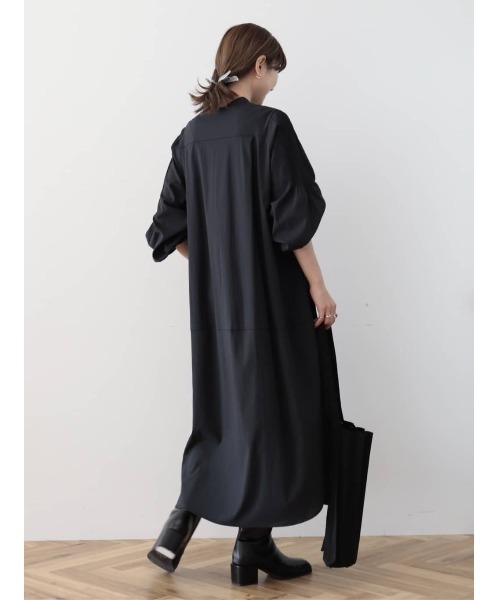 AMERICAN HOLIC(アメリカンホリック)の「フレアシャツワンピース(シャツワンピース・レディース・アイボリー/ブラック・M/L)」の3枚目の写真