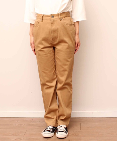 MB mint breeze（エムビーミントブリーズ）の「【L～6L 大きいサイズ】ツイル すっきり ストレート パンツ（その他パンツ・レディース・キャメル/オフホワイト/ブラック・LL/3L/4L/5L/6L/L）」の15枚目の写真