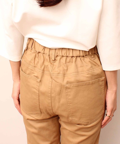 MB mint breeze（エムビーミントブリーズ）の「【L～6L 大きいサイズ】ツイル すっきり ストレート パンツ（その他パンツ・レディース・キャメル/オフホワイト/ブラック・LL/3L/4L/5L/6L/L）」の22枚目の写真