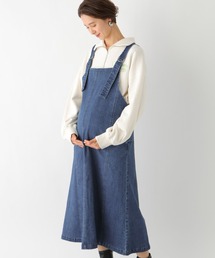 LEPSIM | 【産前・産後対応】マタニティ／VネックアソートZIPジャンスカ　992021(マタニティウェア/グッズ)