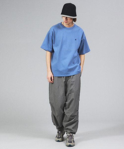 ABAHOUSE（アバハウス）の「2WAY NYLON EASY ワイドシルエット ミリタリー/サーカスパンツ/スノーパンツ/裏メッシュパラシュートパンツ（カーゴパンツ・メンズ・ブラック/カーキ/グレー・M/L/XL）」の12枚目の写真