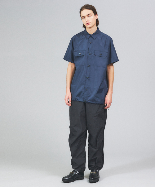 ABAHOUSE（アバハウス）の「2WAY NYLON EASY ワイドシルエット ミリタリー/サーカスパンツ/スノーパンツ/裏メッシュパラシュートパンツ（カーゴパンツ・メンズ・ブラック/カーキ/グレー・M/L/XL）」の18枚目の写真