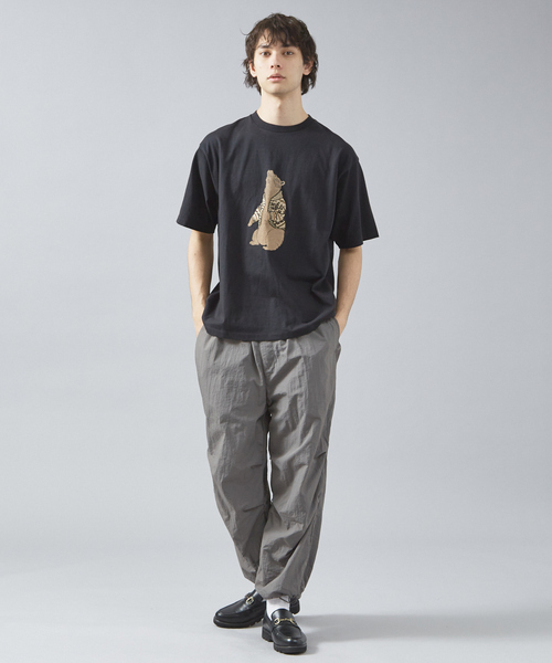 ABAHOUSE（アバハウス）の「2WAY NYLON EASY ワイドシルエット ミリタリー/サーカスパンツ/スノーパンツ/裏メッシュパラシュートパンツ（カーゴパンツ・メンズ・ブラック/カーキ/グレー・M/L/XL）」の21枚目の写真