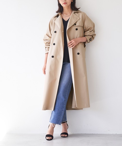 MICA&DEAL（マイカ＆ディール）の「トレンチコート（トレンチコート・レディース・ベージュ/ライトベージュ・FREE）」の22枚目の写真