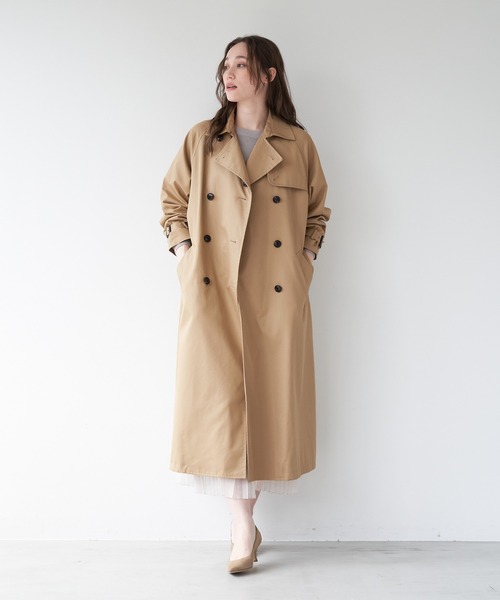 MICA&DEAL（マイカ＆ディール）の「トレンチコート（トレンチコート・レディース・ベージュ/ライトベージュ・FREE）」の15枚目の写真