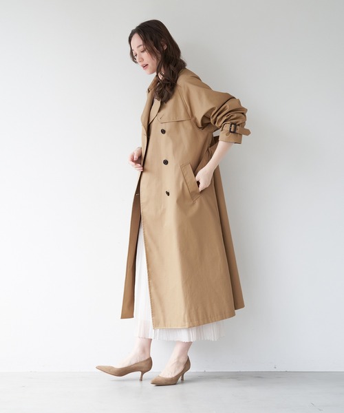 MICA&DEAL（マイカ＆ディール）の「トレンチコート（トレンチコート・レディース・ベージュ/ライトベージュ・FREE）」の14枚目の写真