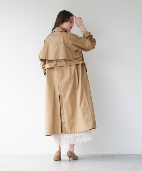 MICA&DEAL（マイカ＆ディール）の「トレンチコート（トレンチコート・レディース・ベージュ/ライトベージュ・FREE）」の13枚目の写真