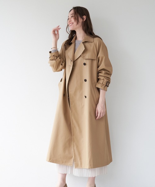 MICA&DEAL（マイカ＆ディール）の「トレンチコート（トレンチコート・レディース・ベージュ/ライトベージュ・FREE）」の16枚目の写真