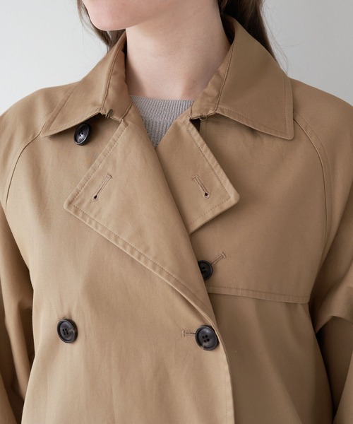 MICA&DEAL（マイカ＆ディール）の「トレンチコート（トレンチコート・レディース・ベージュ/ライトベージュ・FREE）」の9枚目の写真