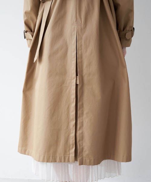MICA&DEAL（マイカ＆ディール）の「トレンチコート（トレンチコート・レディース・ベージュ/ライトベージュ・FREE）」の7枚目の写真