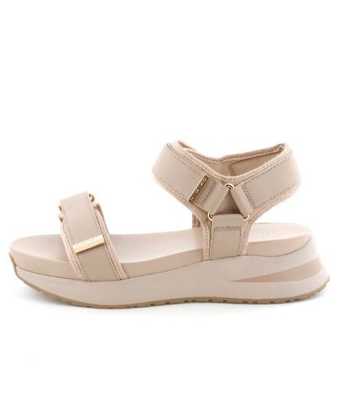 【最終価格】ヒミコ　メタルパーツスポーツサンダル/647201ベージュ 23.5 ヒミコ 卑弥呼 【HIMIKO Lite】メタルパーツスポーツサンダル