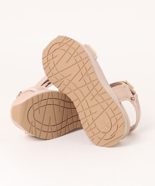 【最終価格】ヒミコ　メタルパーツスポーツサンダル/647201ベージュ 23.5 ヒミコ 卑弥呼 【HIMIKO Lite】メタルパーツスポーツサンダル