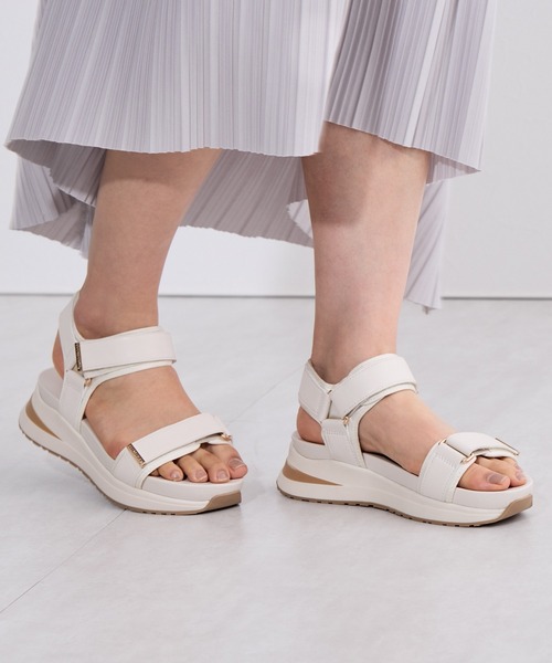 HIMIKO（ヒミコ）の「【HIMIKO】メタルパーツスポーツサンダル/647201（サンダル・レディース・ブラック/アイボリー/ベージュ/グリーン・X-SMALL/SMALL/MEDIUM/LARGE/X-LARGE/XX-LARGE）」の16枚目の写真