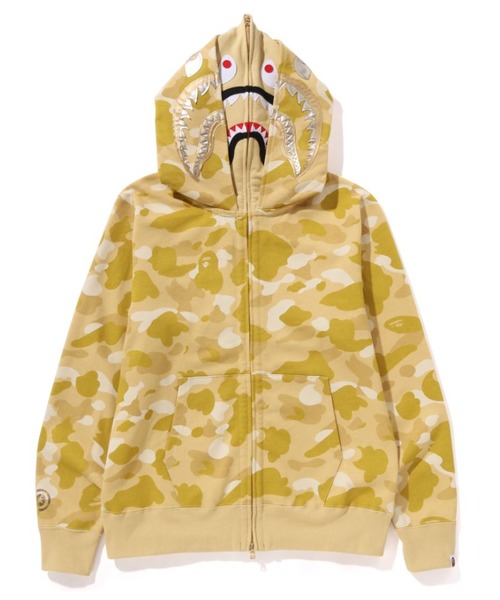 アベイシングエイプ　シャークパーカー　イエロー A BATHING APE アベイシングエイプ SHARK FULL ZIP HOODIE