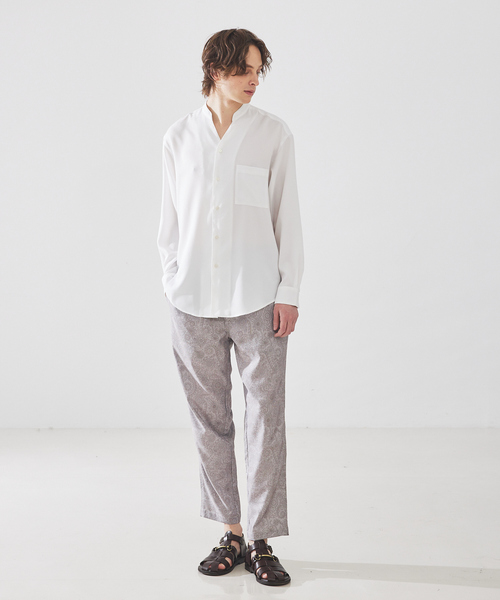 ABAHOUSE GRAY(アバハウスグレイ)の「【オリエンタル柄】バケーション イージーパンツ(その他パンツ・メンズ・グレイッシュベージュ/ネイビー/ブラック・46/48)」の14枚目の写真