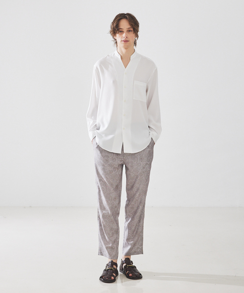 ABAHOUSE GRAY(アバハウスグレイ)の「【オリエンタル柄】バケーション イージーパンツ(その他パンツ・メンズ・グレイッシュベージュ/ネイビー/ブラック・46/48)」の6枚目の写真