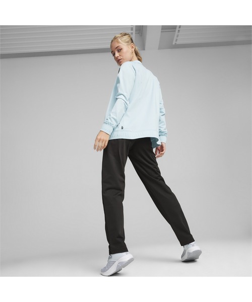 PUMA（プーマ）の「PUMA プーマ ウィメンズ クラシック トリコット スーツ 上下セット（ジャージ・レディース・ターコイズブルー/ブラック・MEDIUM/SMALL/LARGE/X-LARGE）」の12枚目の写真