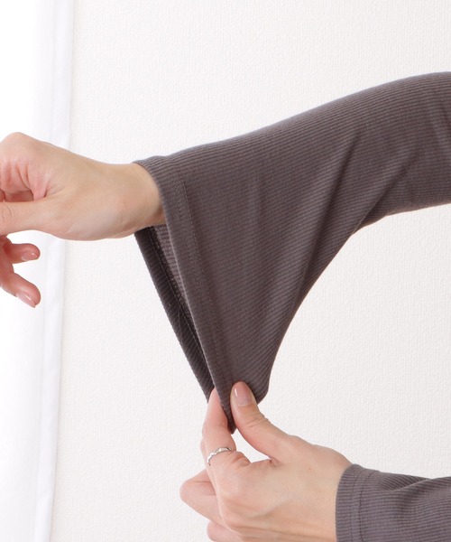 Lace Ladies（レースレディース）の「ビッグカラー チェック柄 ドッキング ロング ワンピース（ワンピース・レディース・グレー/ブラック/ブラウン・S/FREE）」の13枚目の写真