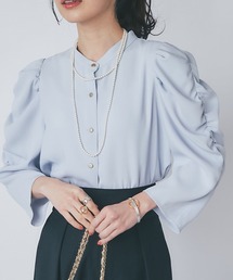 La boutique BonBon | パワショルクロップドブラウス(シャツ/ブラウス)