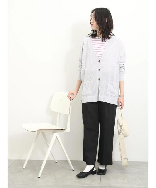 Samansa Mos2 blue（サマンサモスモスブルー）の「【ふっくらクッション】バックストラップパンプス（ドレスシューズ・レディース・ブラック/イエロー/キナリ・M/L）」の11枚目の写真