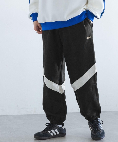 SIGNAL SPORTS（シグナルスポーツ）の「【SIGNAL SPORTS】切り替えロゴワイドスウェットパンツ（スウェットパンツ・メンズ・ホワイト/ブラック・FREE）」の9枚目の写真