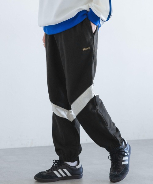 SIGNAL SPORTS（シグナルスポーツ）の「【SIGNAL SPORTS】切り替えロゴワイドスウェットパンツ（スウェットパンツ・メンズ・ホワイト/ブラック・FREE）」の10枚目の写真