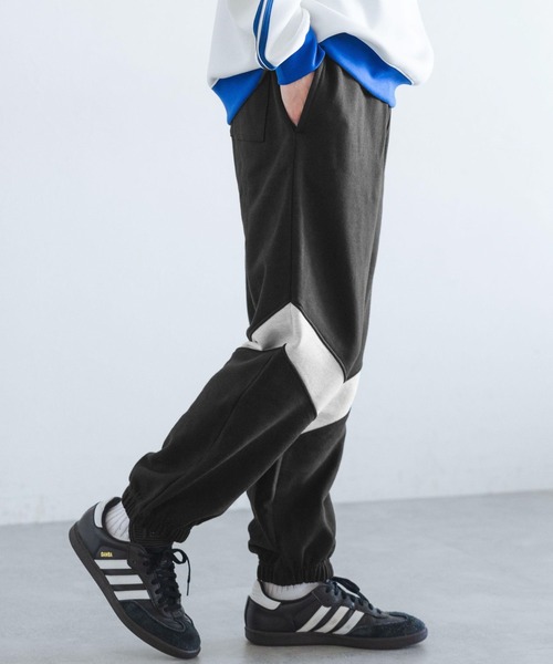 SIGNAL SPORTS（シグナルスポーツ）の「【SIGNAL SPORTS】切り替えロゴワイドスウェットパンツ（スウェットパンツ・メンズ・ホワイト/ブラック・FREE）」の12枚目の写真