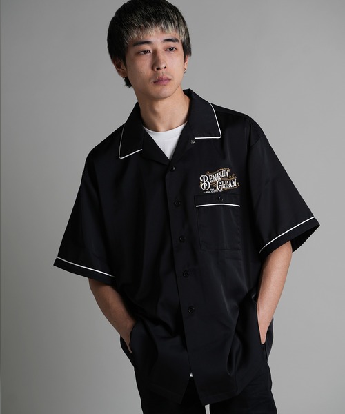 JACKROSE(ジャックローズ)の「JE-刺繍 WORK SHIRT SS(シャツ/ブラウス・メンズ・ホワイト/ブラック/ベージュ・M/L)」の3枚目の写真
