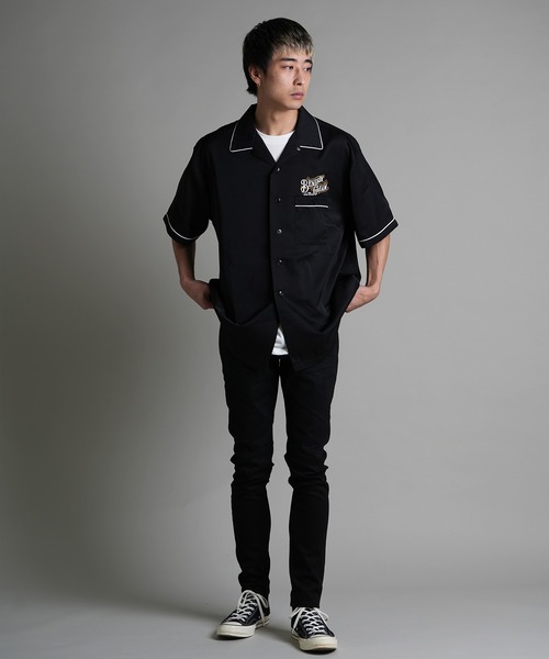 JACKROSE(ジャックローズ)の「JE-刺繍 WORK SHIRT SS(シャツ/ブラウス・メンズ・ホワイト/ブラック/ベージュ・M/L)」の20枚目の写真