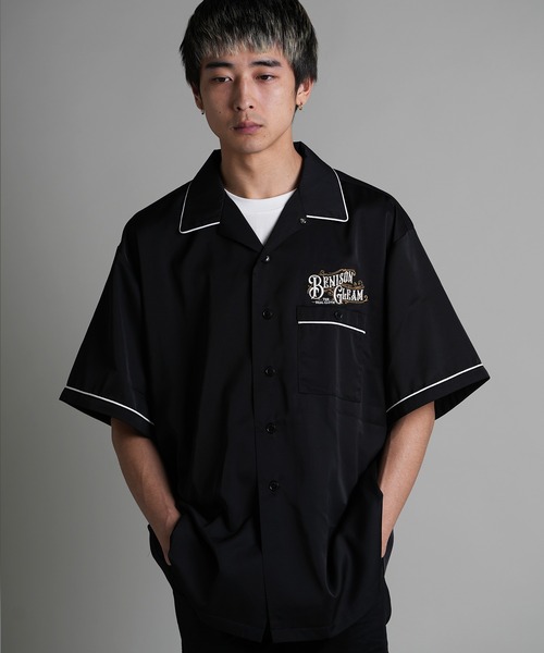 JACKROSE(ジャックローズ)の「JE-刺繍 WORK SHIRT SS(シャツ/ブラウス・メンズ・ホワイト/ブラック/ベージュ・M/L)」の14枚目の写真