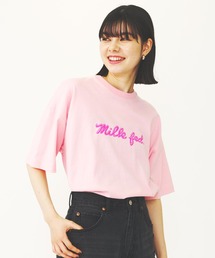 MILKFED.｜ミルクフェドのTシャツ/カットソー（ピンク/桃色系