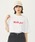 MILKFED.�i�~���N�t�F�h�j�́u���cMILKFED.�Ȉꉟ��TEE�BICING LOGO WIDE S/S TEE�iT�V���c/�J�b�g�\�[�j�v�b�z���C�g