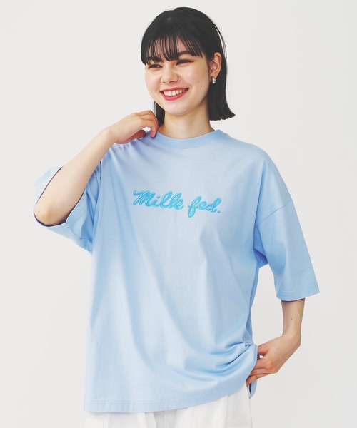 セール】元祖MILKFED.な一押しTEE。ICING LOGO WIDE S/S TEE（T