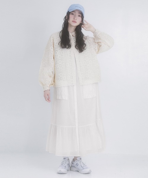 somari imagination（ソマリ イマジネーション）の「『シアーレースブラウス』（シャツ/ブラウス・レディース・スミクロ/アイボリー・FREE）」の18枚目の写真