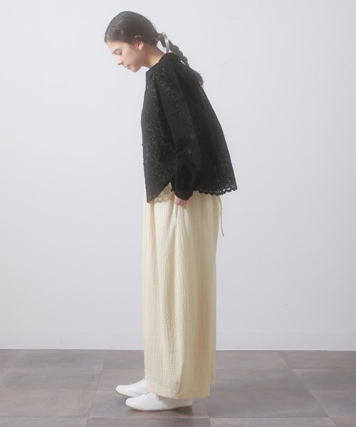 somari imagination（ソマリ イマジネーション）の「『シアーレースブラウス』（シャツ/ブラウス・レディース・スミクロ/アイボリー・FREE）」の14枚目の写真