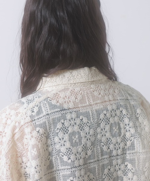 somari imagination（ソマリ イマジネーション）の「『シアーレースブラウス』（シャツ/ブラウス・レディース・スミクロ/アイボリー・FREE）」の19枚目の写真