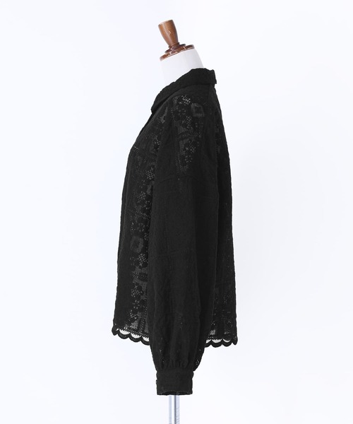 somari imagination（ソマリ イマジネーション）の「『シアーレースブラウス』（シャツ/ブラウス・レディース・スミクロ/アイボリー・FREE）」の8枚目の写真