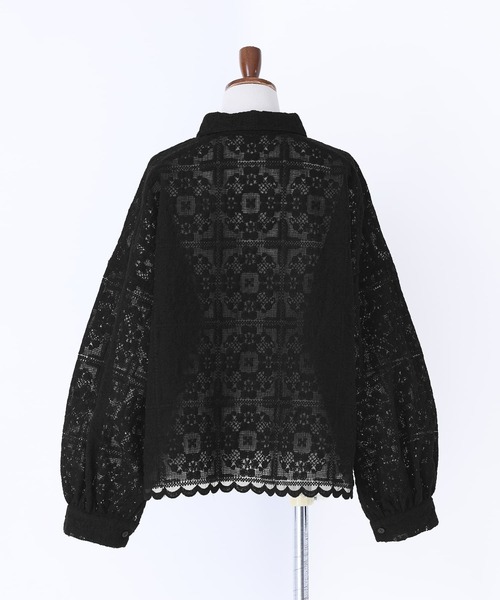 somari imagination（ソマリ イマジネーション）の「『シアーレースブラウス』（シャツ/ブラウス・レディース・スミクロ/アイボリー・FREE）」の7枚目の写真