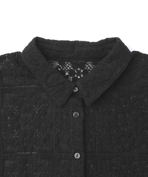 somari imagination（ソマリ イマジネーション）の「『シアーレースブラウス』（シャツ/ブラウス・レディース・スミクロ/アイボリー・FREE）」の4枚目の写真