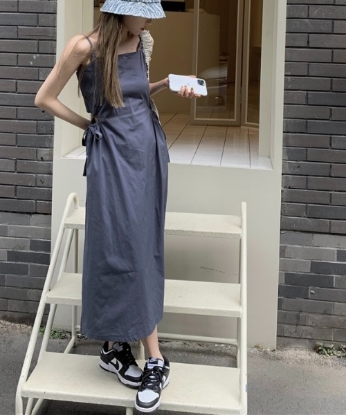 LADY LIKE（レディライク）の「ウエスト開き見せキャミワンピース