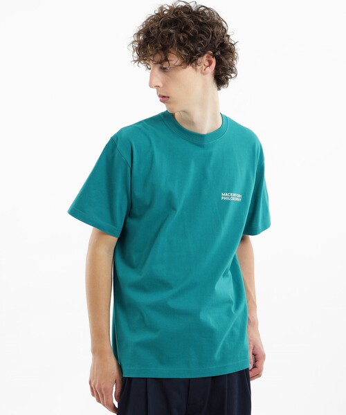 MACKINTOSH PHILOSOPHY（ﾏｯｷﾝﾄｯｼｭ ﾌｨﾛｿﾌｨｰ）の「【WEB＆一部店舗限定】5.6oz 天竺 クルーネックT（Tシャツ/カットソー・メンズ・オレンジ系その他5/ダークネイビー/ホワイト/グリーン系その他4/オフホワイト・38/40/42/36）」の4枚目の写真