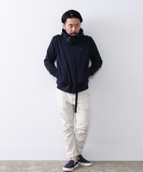 coen(コーエン)の「ボリュームネックスウェットパーカー(パーカー・メンズ・ネイビー/オフホワイト/オリーブ・MEDIUM/SMALL/X-LARGE/LARGE)」の4枚目の写真