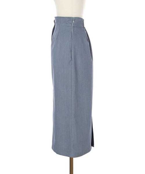 an another angelus（アンアナザーアンジェラス）の「フロント釦ハイウエストタイトスカート/ananotherangelus（スカート・レディース・ブラック/ブルーグレー・2/1）」の11枚目の写真